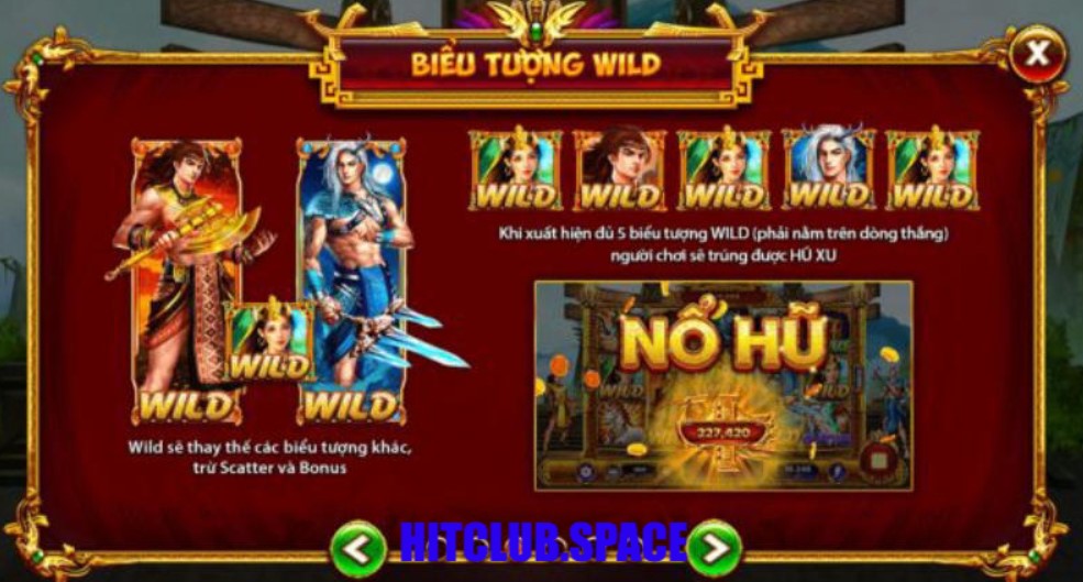 Tổng hợp những biểu tượng xuất hiện trong trò chơi Sơn Tinh Thuỷ Tinh 98win